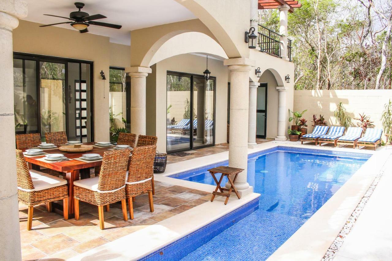 Tulum Stunning Villa For 10-Cabana-Private Pool-Parking Exteriér fotografie