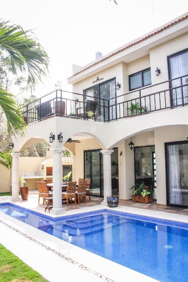 Tulum Stunning Villa For 10-Cabana-Private Pool-Parking Exteriér fotografie